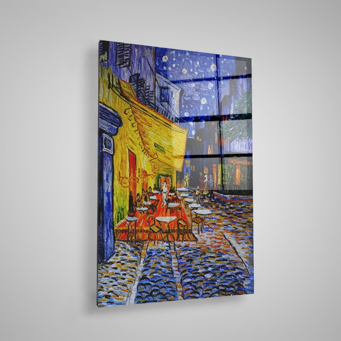 Wallity Cuadro decorativo de cristal templado Multicolor 50 x 70 cm